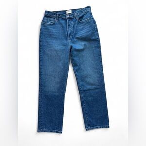 Favorite Daughter Straight-Leg Jeans - Mid Blue Wash